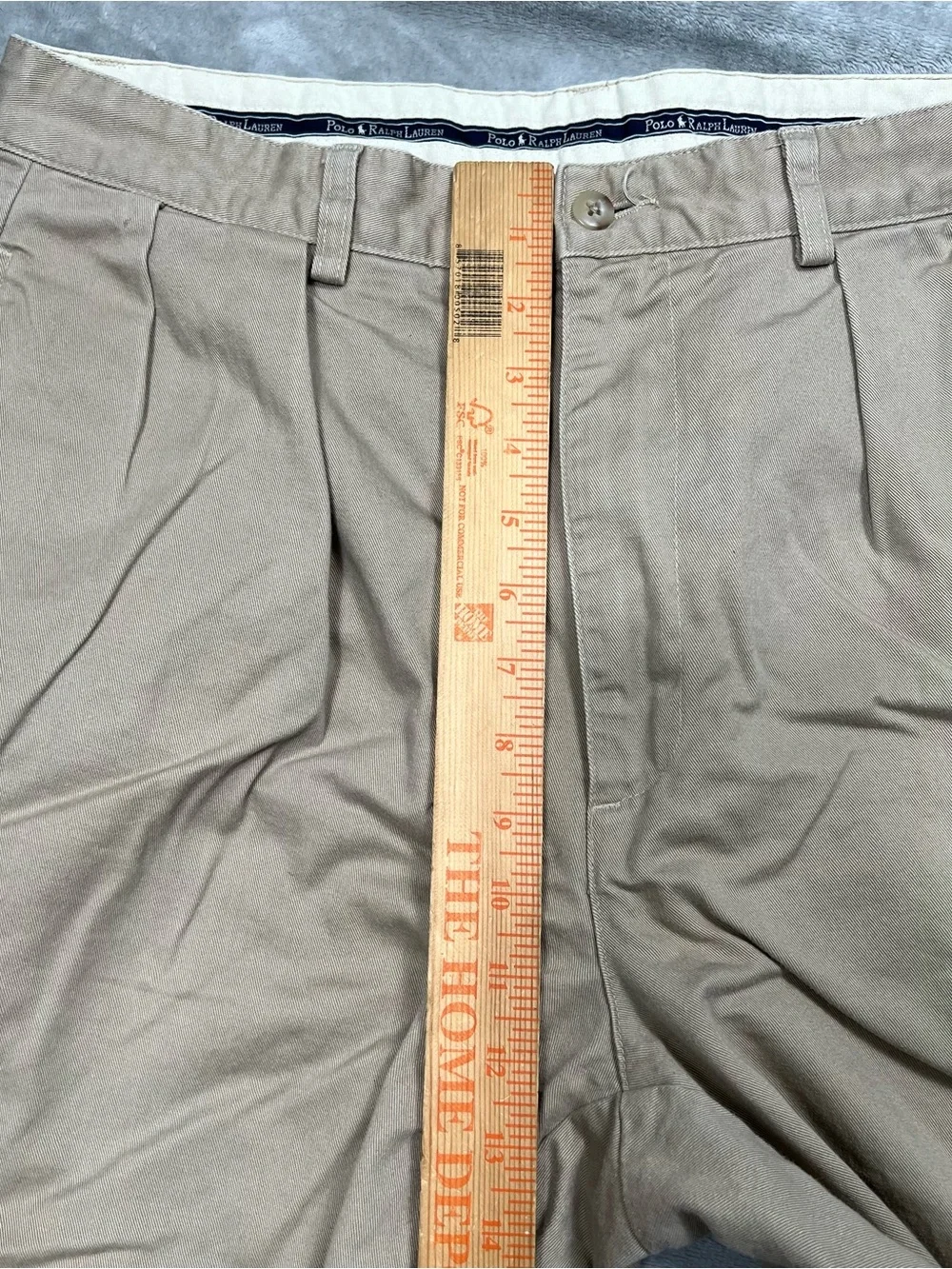 Vintage Polo Ralph Lauren Andrew Pants Mens 32x31 Tan Preppy Pleated USA Made